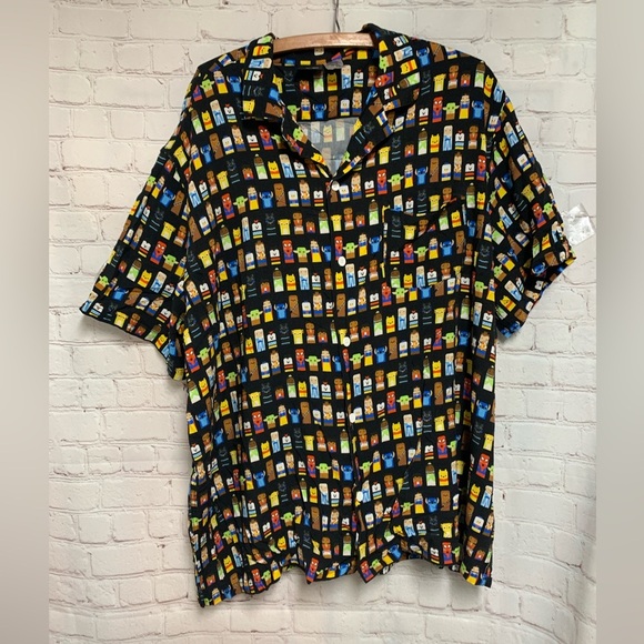 Disney Other - Disney 100 Anniversary Celebration Characters Camp Shirt Size 3X​